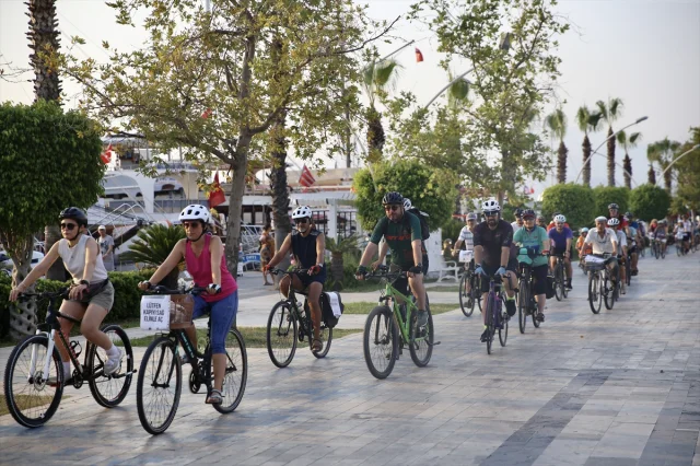 Fethiye'de Bisiklet Kazalarına Karşı Sessiz Sürüş Etkinliği...