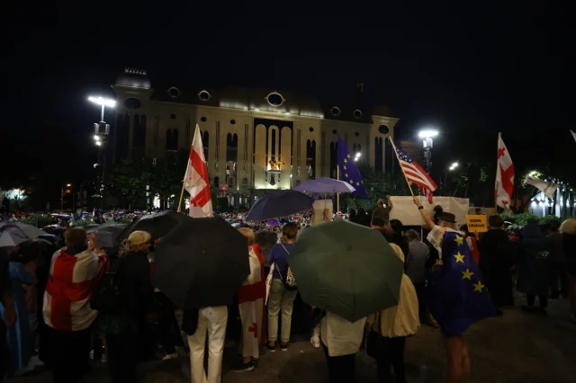 Gürcistan'da Avrupa Birliği Destekli Protestolar Yeniden Başladı