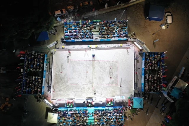 Aydın'da Nefes Kesen Plaj Voleybolu Finalleri Tamamlandı