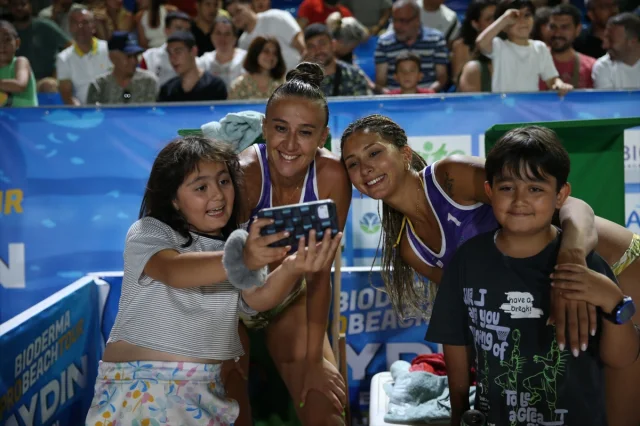 Aydın'da Nefes Kesen Plaj Voleybolu Finalleri Tamamlandı