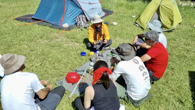 Kırşehirli Dağcılar Aladağlar'da Becerilerini Geliştirdi