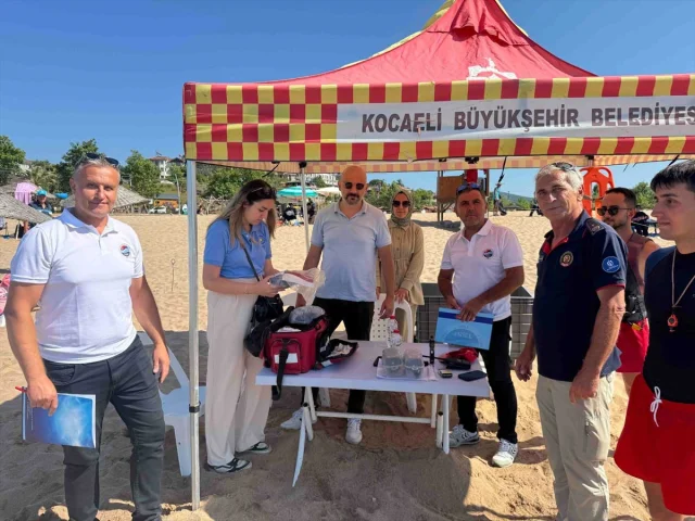 Kocaeli'nin Mavi Bayraklı Plajlarında TÜRÇEV'den Detaylı Denetim