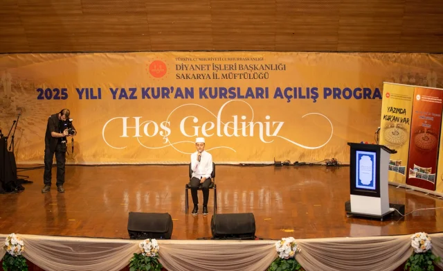 Diyanet İşleri Başkanı Erbaş Sakarya'da Yaz Kur'an Kurslarını Başlattı