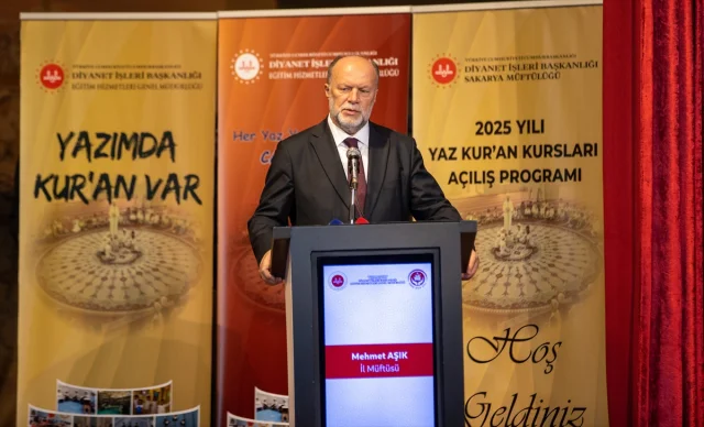 Diyanet İşleri Başkanı Erbaş Sakarya'da Yaz Kur'an Kurslarını Başlattı