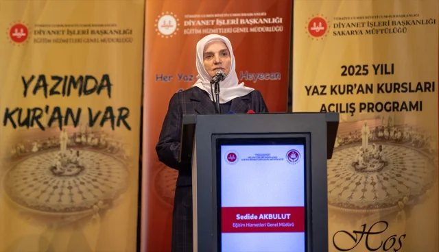 Diyanet İşleri Başkanı Erbaş Sakarya'da Yaz Kur'an Kurslarını Başlattı