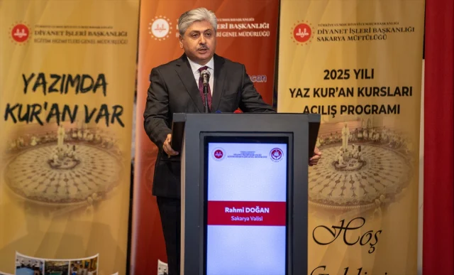 Diyanet İşleri Başkanı Erbaş Sakarya'da Yaz Kur'an Kurslarını Başlattı