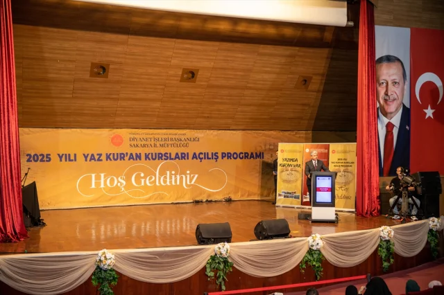 Diyanet İşleri Başkanı Erbaş Sakarya'da Yaz Kur'an Kurslarını Başlattı