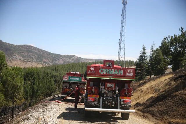 Kahramanmaraş Orman Yangını Kısa Sürede Kontrol Altına Alındı