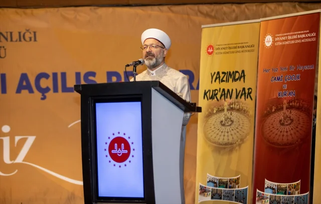 Diyanet İşleri Başkanı Erbaş Sakarya'da Yaz Kur'an Kurslarını Başlattı