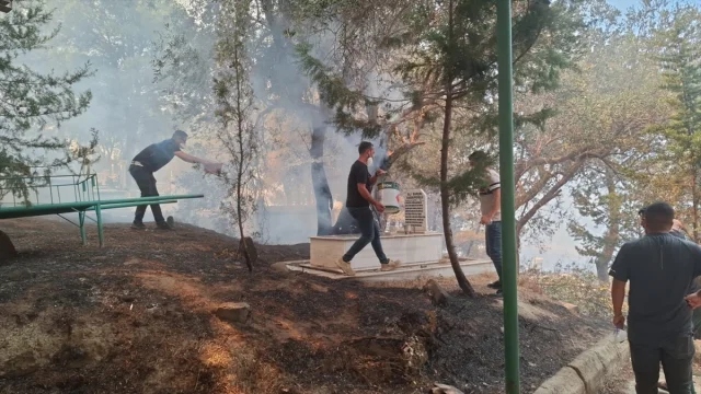 Hatay'daki Orman Yangını İle Mücadele Devam Ediyor