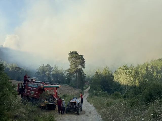 Adana Kozan'da Orman Yangını Alarmı Hızla Devam Ediyor