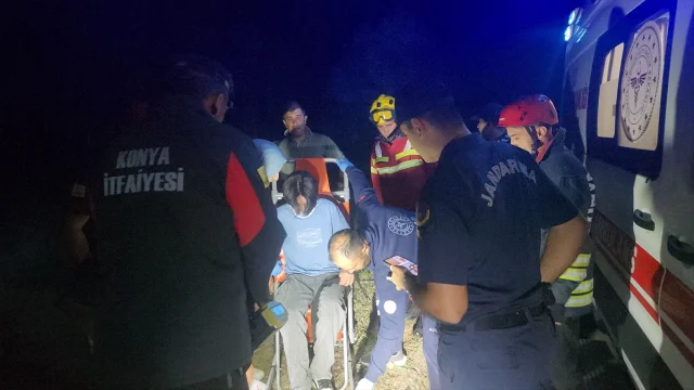 Konya'da Piknikte Tehlikeli Anlar: Kayalıklarda Mahsur Kalan Çocuklar Kurtarıldı