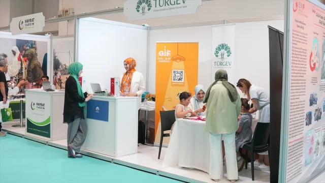 TÜRGEV'in Aile Fuarındaki Projeleri Büyük İlgi Gördü