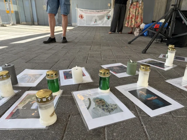 Hollanda'da Sağlık Çalışanlarından Filistin İçin Anlamlı Des...