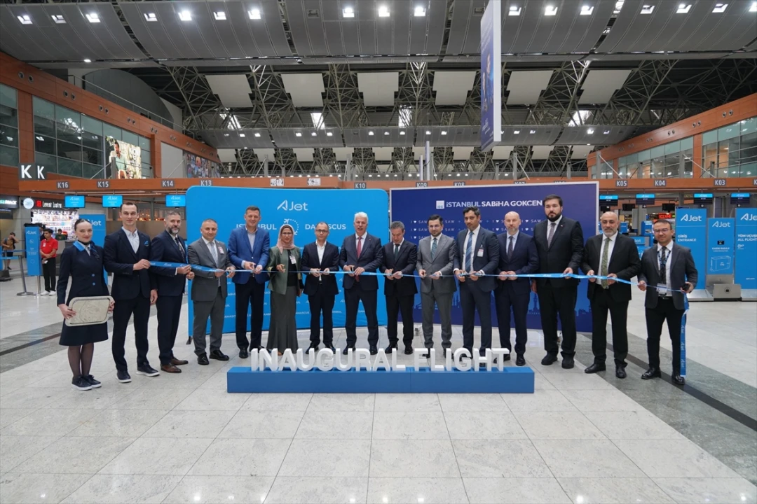 AJet Suriye'ye Uçuşları Başlattı: Şam Seferleri Artık Gerçek