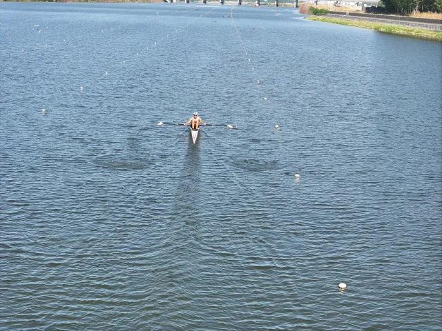 Türkiye Kürek Kupası'nda Nefes Kesen Yarışlar Meriç Nehri'nd...