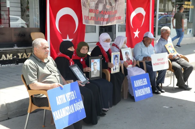 Muş'ta Ailelerin Direnişi Büyüyor: PKK'ya Kaçırılan Çocukları İçin Eylem Sürecek