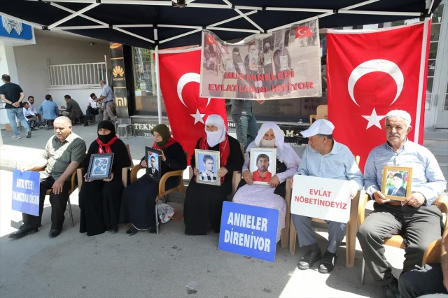 Muş'ta Ailelerin Direnişi Büyüyor: PKK'ya Kaçırılan Çocukları İçin Eylem Sürecek