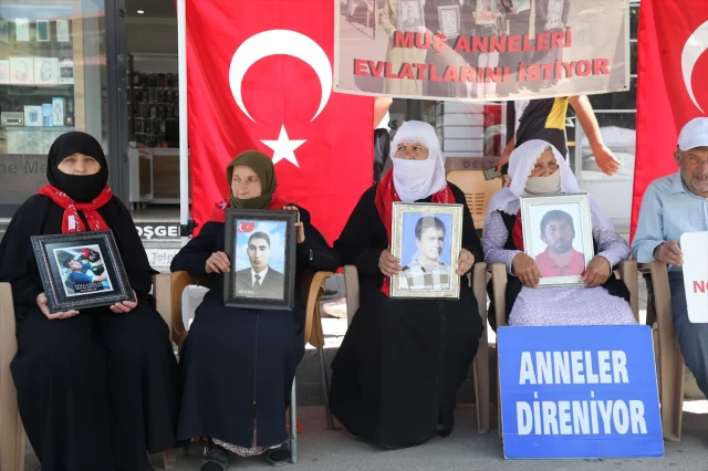 Muş'ta Ailelerin Direnişi Büyüyor: PKK'ya Kaçırılan Çocukları İçin Eylem Sürecek