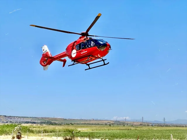 Diyarbakır'da Hayat Kurtaran Helikopter Müdahalesi