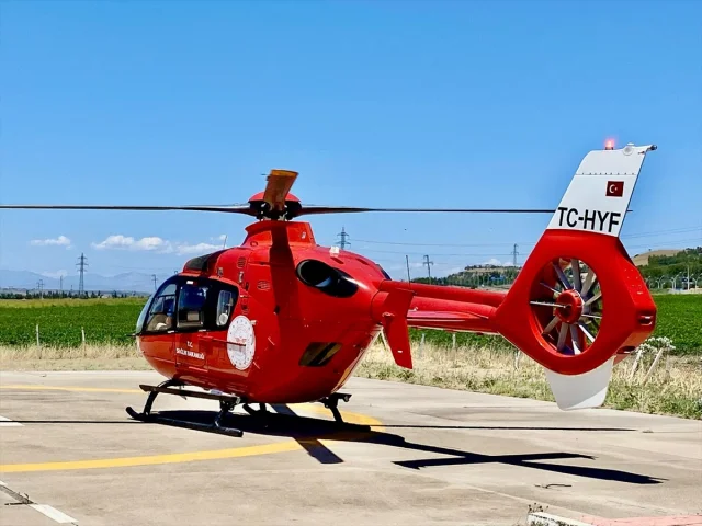 Diyarbakır'da Hayat Kurtaran Helikopter Müdahalesi