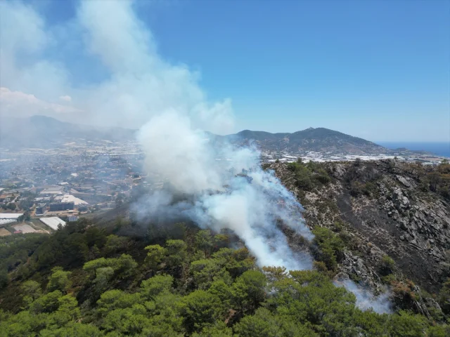 Antalya Gazipaşa Orman Yangını Kontrol Altına Alındı