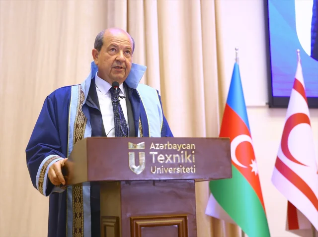 Cumhurbaşkanı Tatar'a Azerbaycan'dan Başarı Onuru