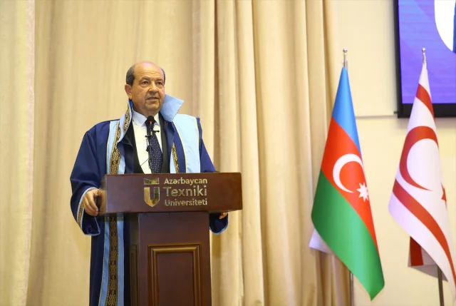 Cumhurbaşkanı Tatar'a Azerbaycan'dan Başarı Onuru