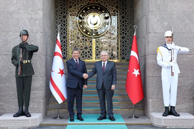 Milli Savunma Bakanı Güler'in KKTC Başbakanı Üstel ile Anlam...