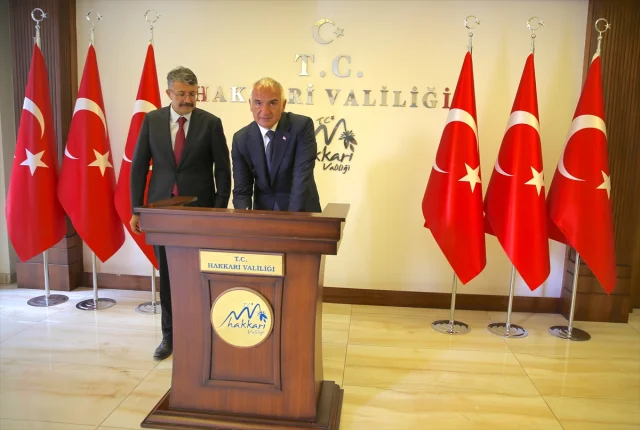 Kültür ve Turizm Bakanı Ersoy'dan Hakkari'ye Önemli Ziyaret