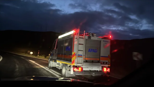 Bayburt-Erzurum Sınırında Hava Aracı Düşmesi Üzerine Geniş Kapsamlı Arama