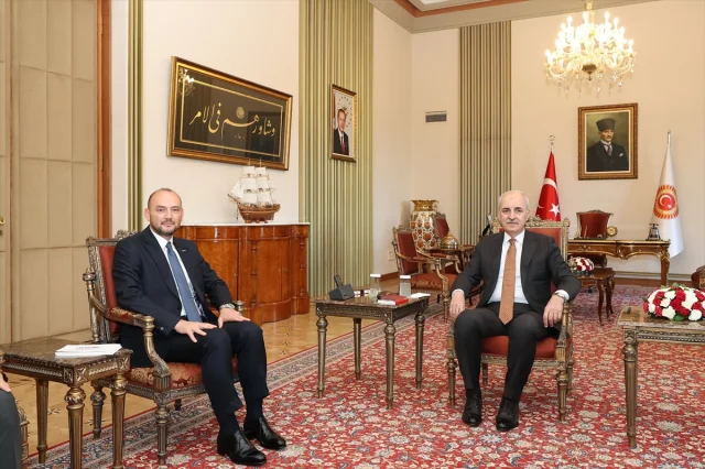 Numan Kurtulmuş'tan MÜSİAD'a Ziyaretçi Kabulü