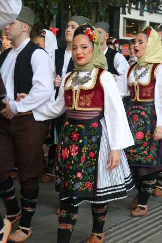 Kocaeli Balkan Halk Oyunları Festivali Coşkuyla Başladı