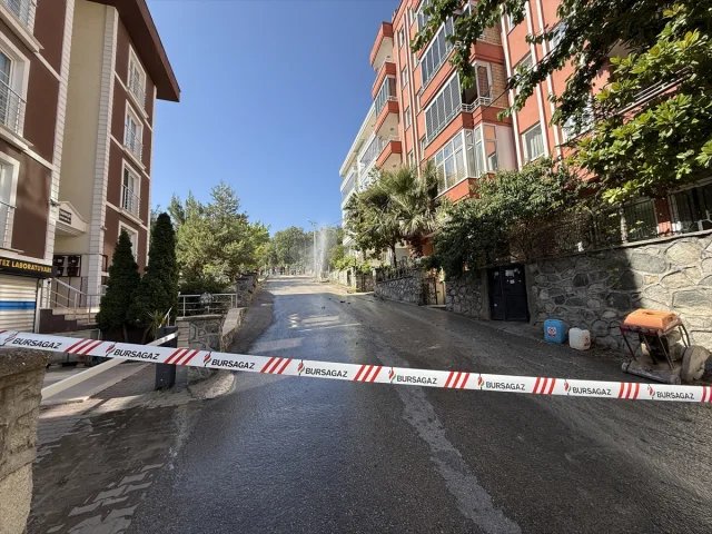 Bursa'da Doğal Gaz Kazısı Paniğe Yol Açtı
