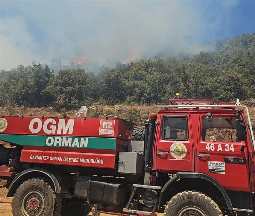 Gaziantep'te Orman Yangını Kontrol Altına Alındı: Ekiplerin Mücadelesi