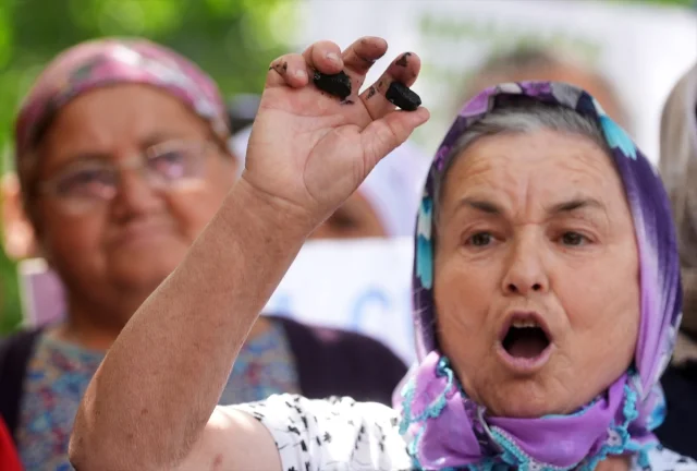 TBMM Önünde Çiftçilerden Enerji ve Maden Düzenlemesine Tepki