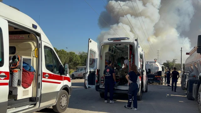 Buca'nın Zafer Mahallesi'nde Orman Yangınına Zorlu Müdahale