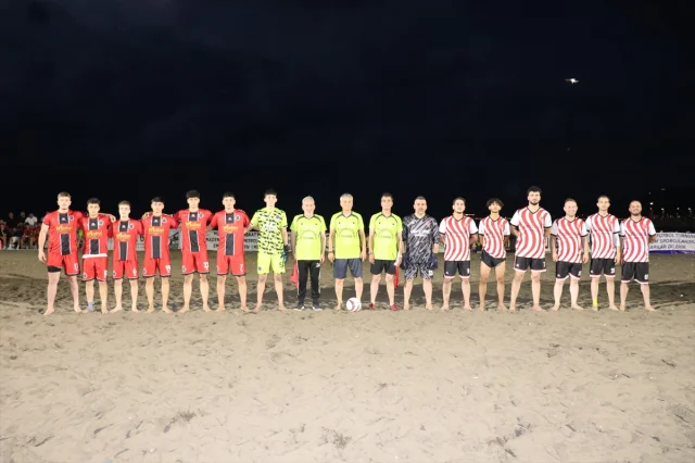 Ordu'da Manyetik Kum Üzerinde Gece Turnuvası Heyecanı Başlad...