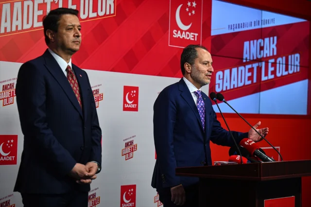 Erbakan ve Arıkan Ankara'da İstişarede Bulundu