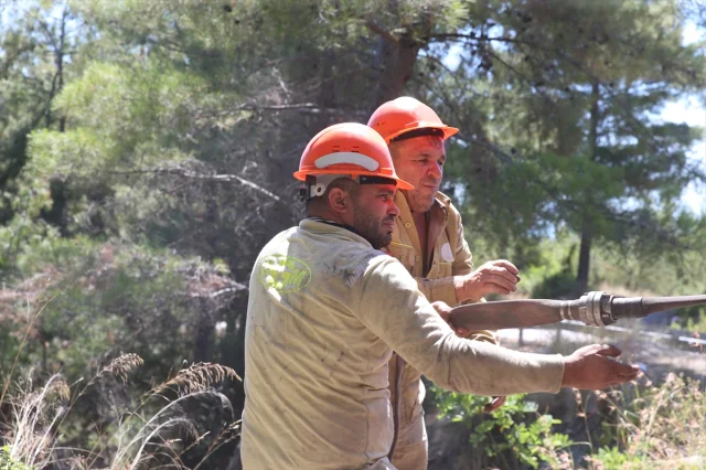 Hatay'daki Yangınla Mücadelede Zorlu Günler