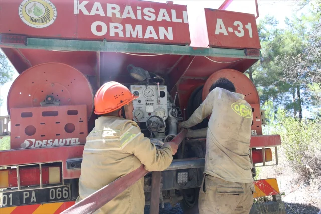 Hatay'daki Yangınla Mücadelede Zorlu Günler