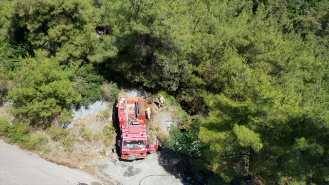 Hatay'daki Yangınla Mücadelede Zorlu Günler