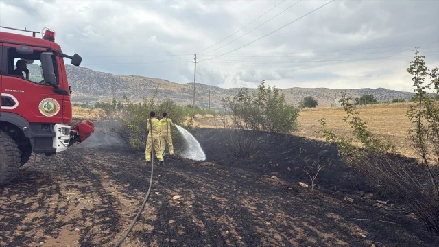 Diyarbakır'da Üç İlçede Çıkan Yangınlar Kontrol Altına Alınd...