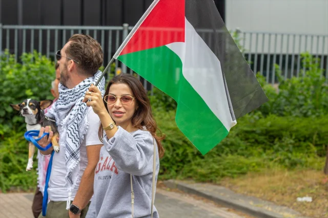 İsrail'in F-35 Parçalarına İhracat Hollanda'da Protesto Edildi