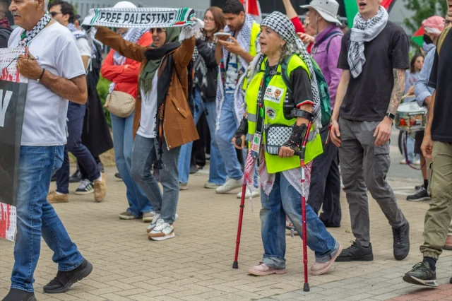 İsrail'in F-35 Parçalarına İhracat Hollanda'da Protesto Edildi
