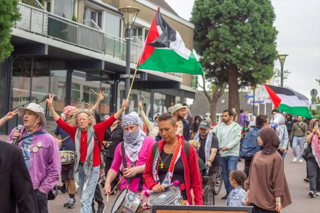İsrail'in F-35 Parçalarına İhracat Hollanda'da Protesto Edildi