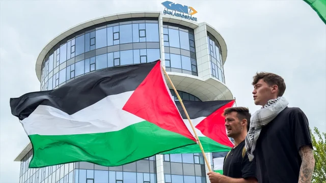 İsrail'in F-35 Parçalarına İhracat Hollanda'da Protesto Edildi