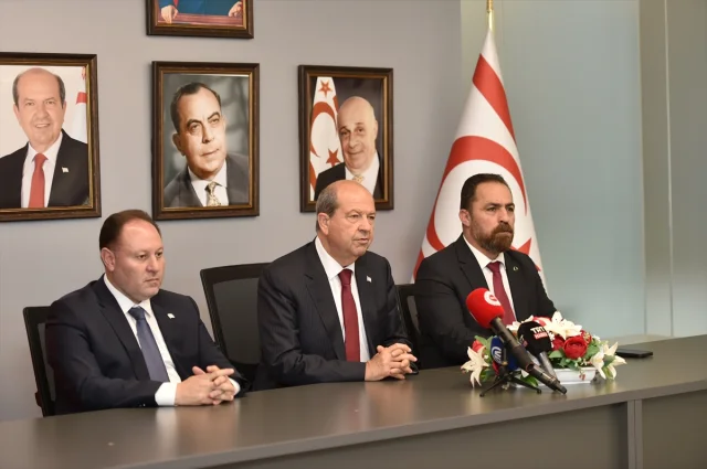 KKTC Cumhurbaşkanı Tatar'dan EİT Zirvesi'nde Erdoğan ve Aliy...