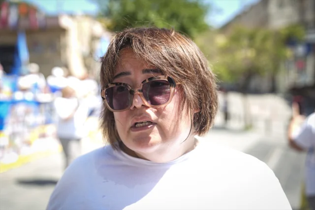 İstanbul'da Ukraynalıların Rus Esirleri İçin Düzenledikleri Protesto Dikkat Çekti