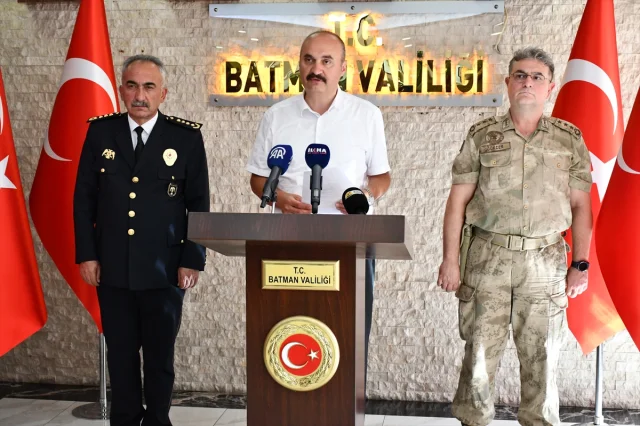 Batman'da Asayiş ve Güvenlikte Başarı Sağlandı